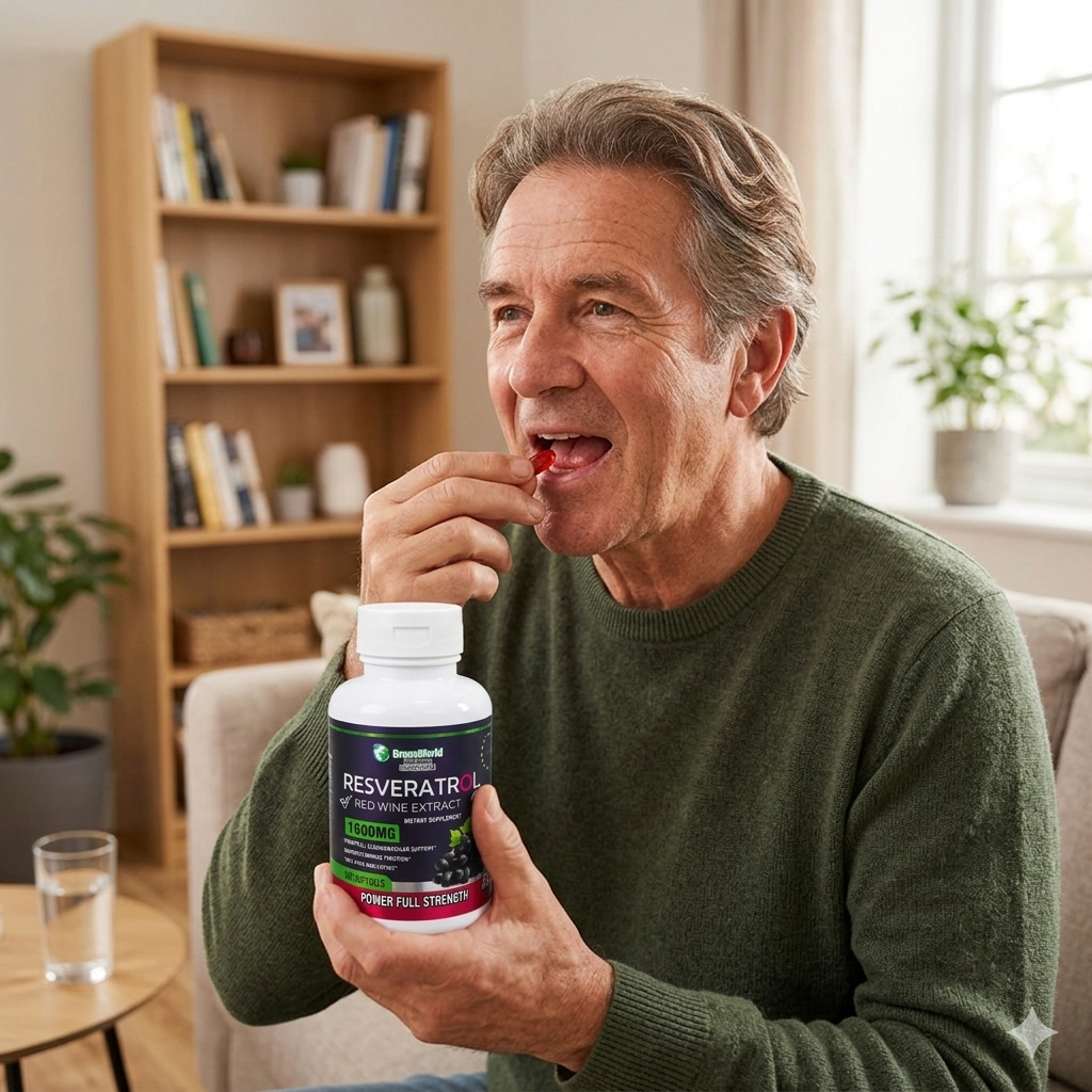 Resveratrol: Antioxidante Potente Contra Envejecimiento Celular